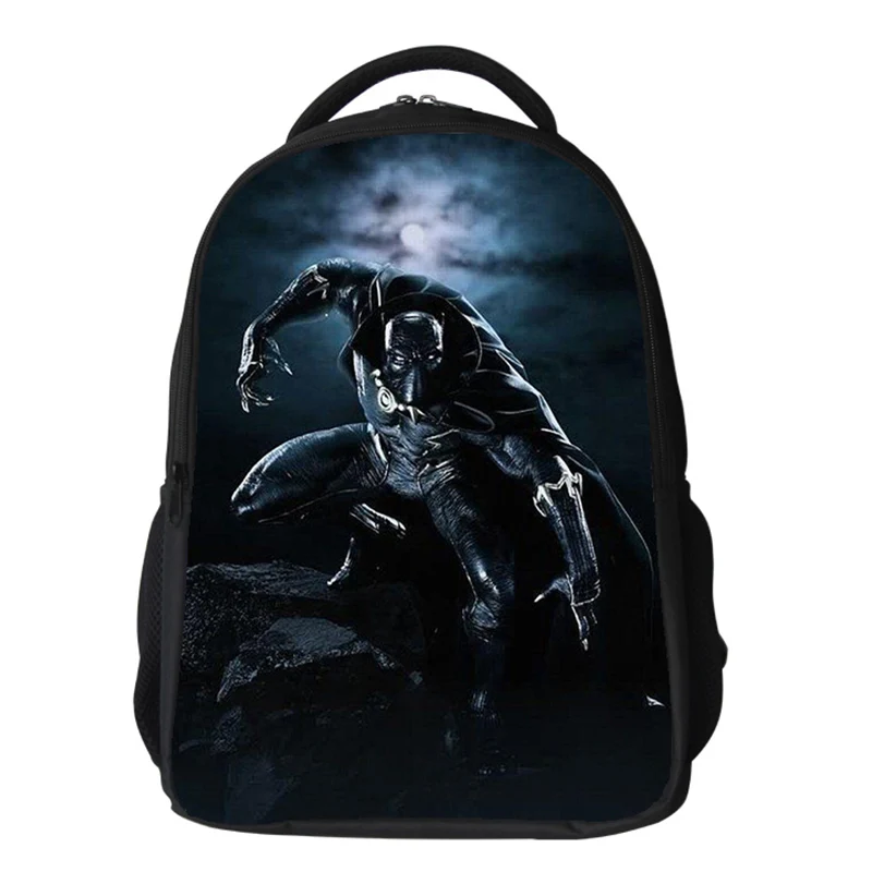 Школьная сумка с черной пантерой, детский персональный рюкзак с принтом с именем Marvel, сумки для книг, рюкзак, школьный рюкзак для школьников, мальчиков, подростков