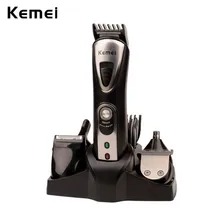 Kemei 7 in 1 Electric Shavers Razor Nose Ear Hair Trimmer Men Shaving Machine Rechargeable Hair Clipper Afeitadora Wholesale P00