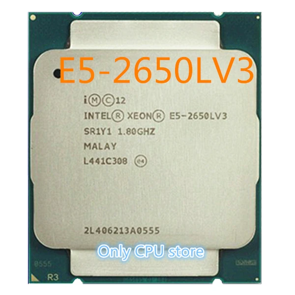 good cpu Original Intel Xeon Processor E5-2650LV3 OEM Version 1.8GHz 12-Core 65W 30M E5 2650LV3 Desktop CPU E5 2650L V3 free shipping cpu gaming