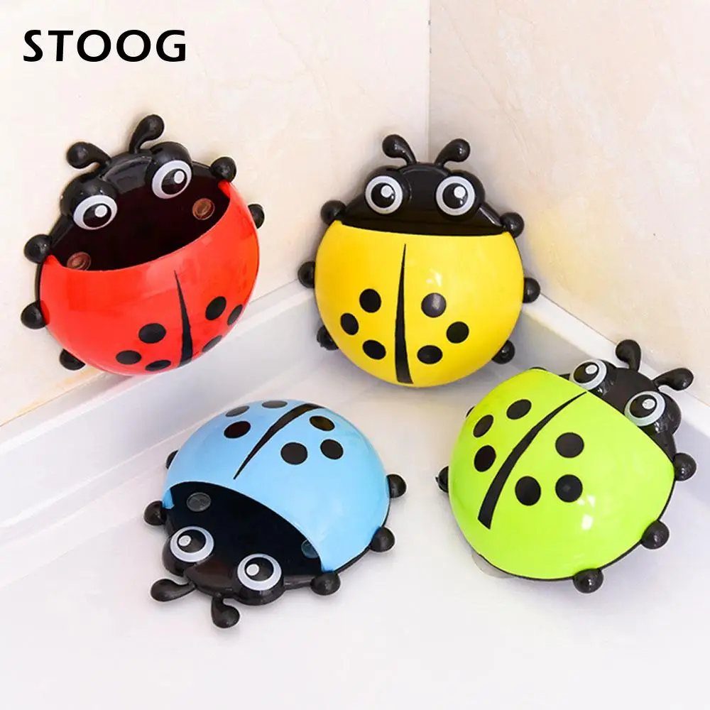

Toothpaste Container Case Kids Practical 14*13.5cm Toothbrush Holder Cartoon Decorations 14*13.5cm Suction Hooks Rack Organizer