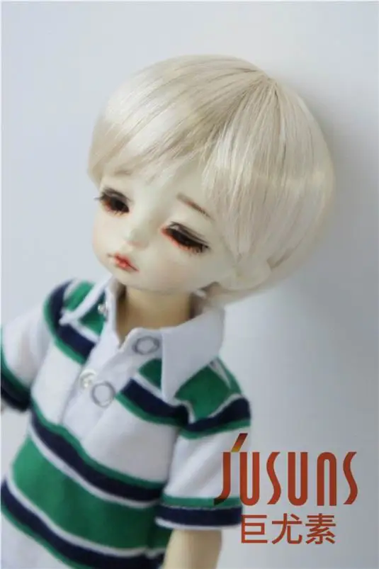 JD341 6-7 дюймов кукольный парик YOSD кукла парики 16-18 см короткие мальчики cut BJD парики кукла 1/6 аксессуары