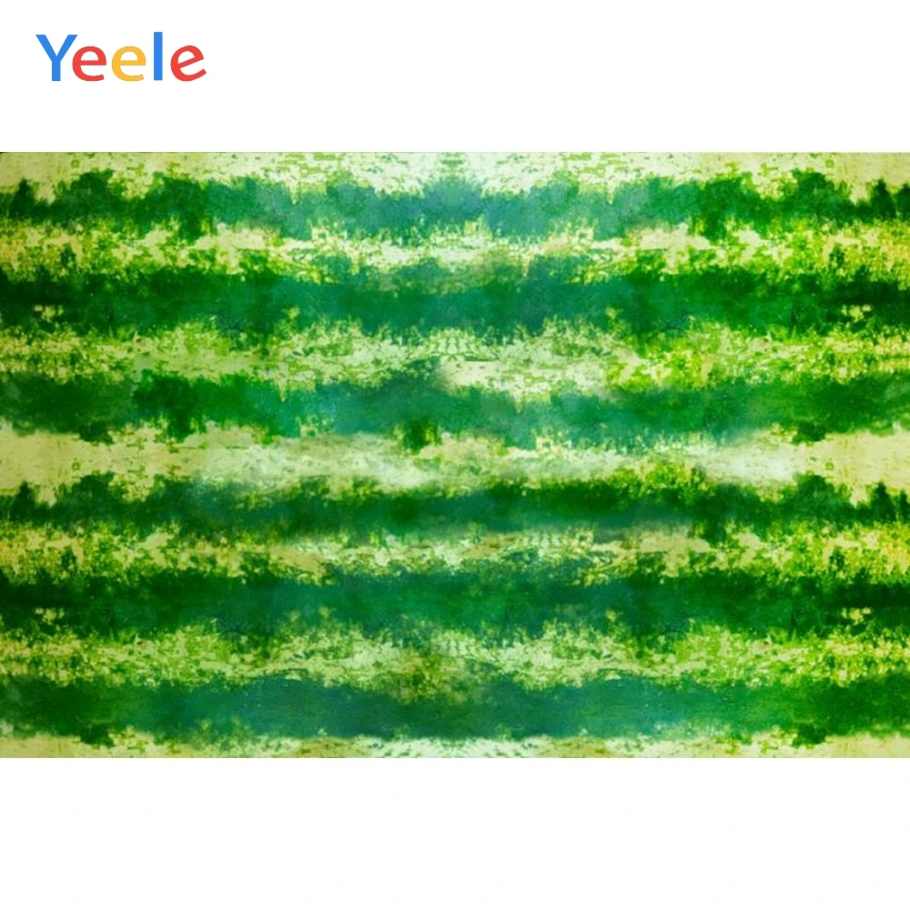 

Yeele Cartoon Green Watermelon Skin Pattern Backdrops Photography Background Customized Photographic Backdrop For Photo Studio