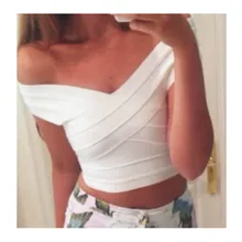 Стиль номер T143 с открытыми плечами, женские топы