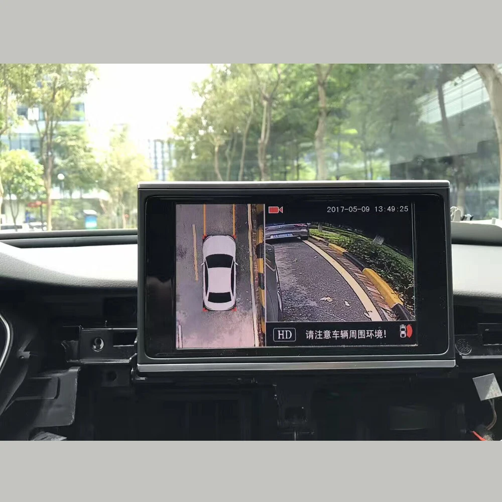 360 degree Bird View surround system with Car DVR HD Camera for Audi A4L 2013~16