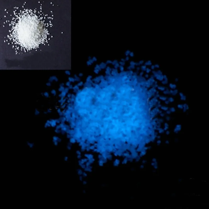 Красочные флуоресцентный эффект супер световой частиц свечение пигмента яркий свечение песок светятся в темноте песка Домашний Декор партия Рождество - Цвет: Sky Blue