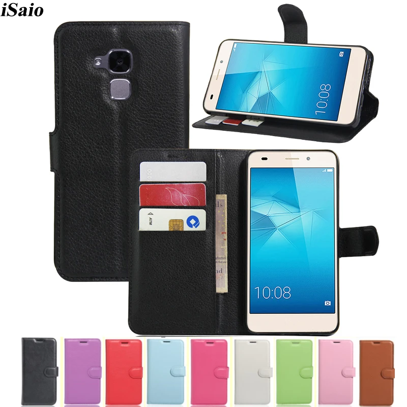 

Phone Case For Huawei Honor 7 lite GR5 mini GT3 Wallet Case Flip PU Leather Cover Huawey Honor 5c TPU Bumper 5.2" Card Holders