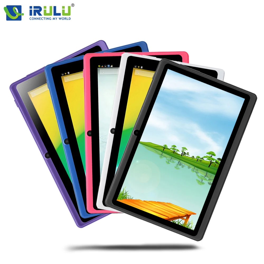 iRULU eXpro X1s 7’’ планшет 1024*600 HD Android4.4 система Планшет ПК Allwinner A33 четырехъядерный 16ГБ