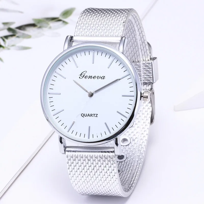 

Latest Style Rounded casual watch High quality Mesh strap watches For Men Boy Women Outdoor Sports WristWatch C39