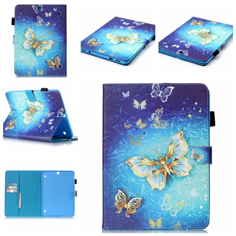 For Samsung Galaxy Tab S2 9.7'' T815SM -T810 Case Cover Stylus Holder Wallet Flip Smart PU Leather Smart Card Slots Tablet Case (3)