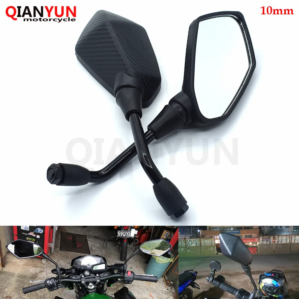 

Motorcycle rearview mirror One pair Left Right Wing Mirrors For Kawasaki Z750 2004-2011 Z1000 Z750 ER6
