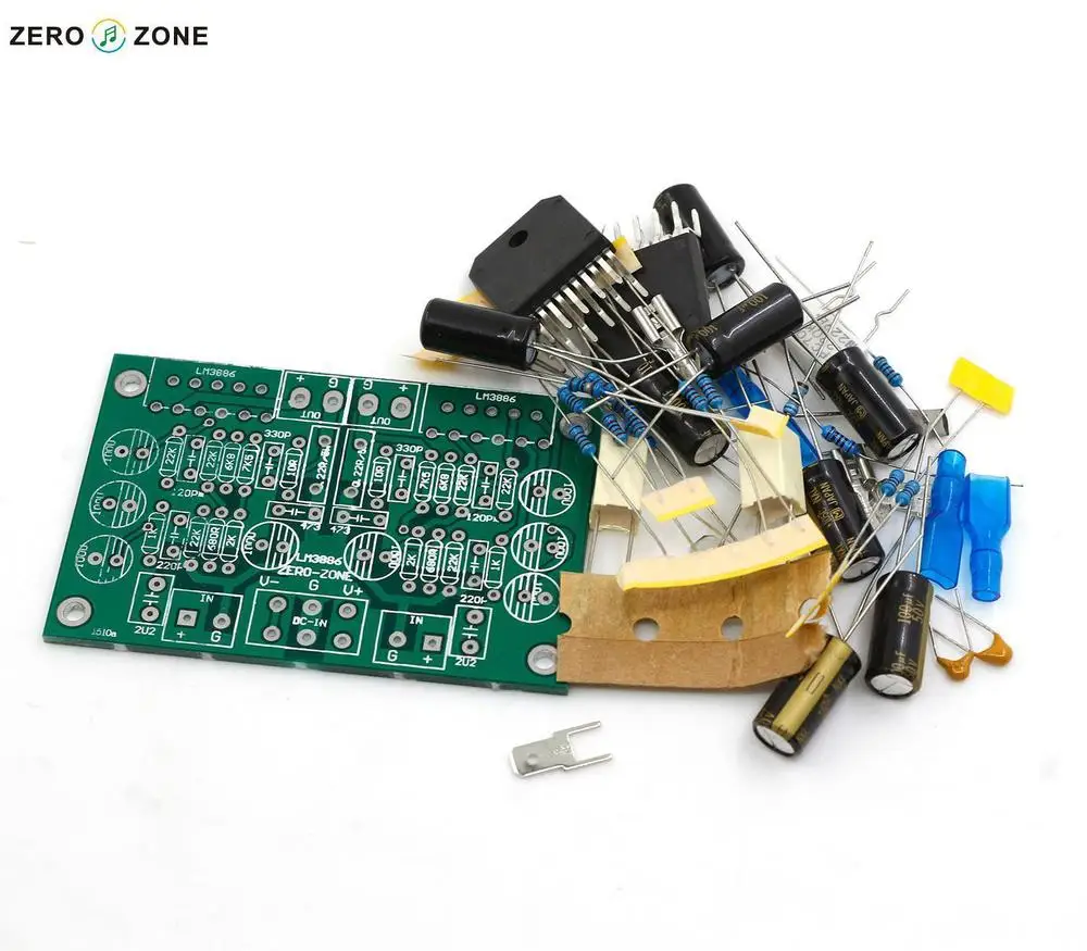 

NEW HIFI-STORE ZEROZONE LM3886 Stereo amplifier Kit Pure dynamic feedback circuit