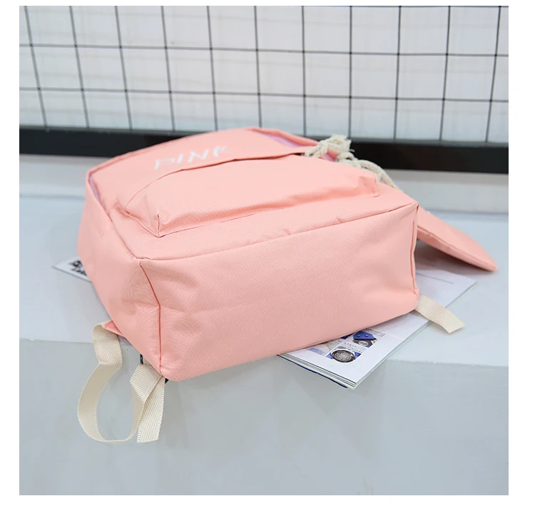 Милая желтая школьная сумка для девочек-подростков, модные холщовые женские рюкзаки, 2 шт./компл., Корейская вышивка, Mochilas, дорожная сумка для ноутбука