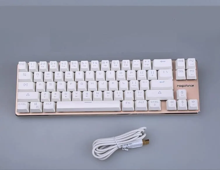 

Smart 68 Keys Antighosting USB Mechanical Gamer Dota Gaming Keyboard Alu Alloy Outemu MX Blue Switches Double PCB