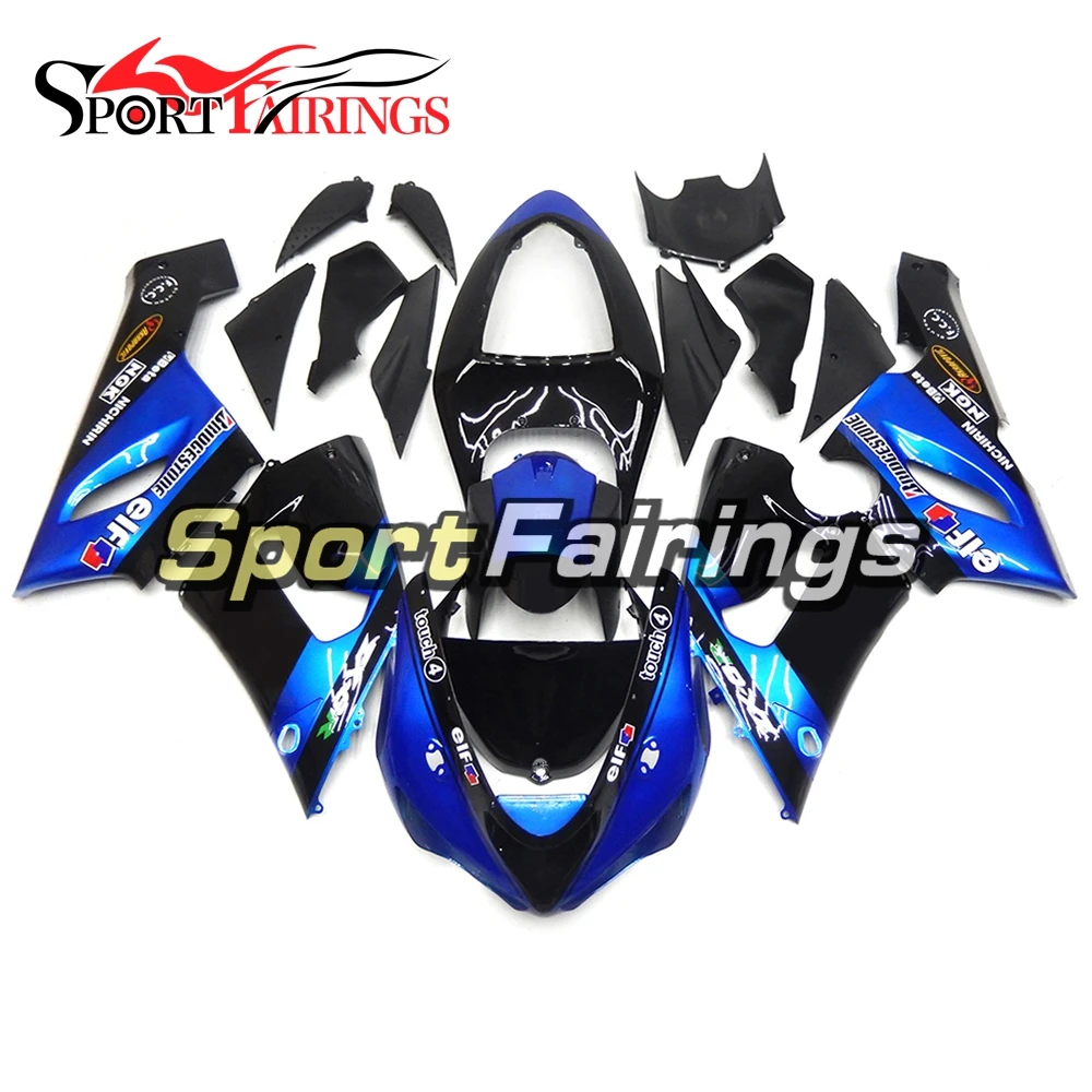 Мотоциклетные Обтекатели для Kawasaki ZX6R ZX-6R 05 06 Ninja 636 2005-2006 Инжекционный ABS полный