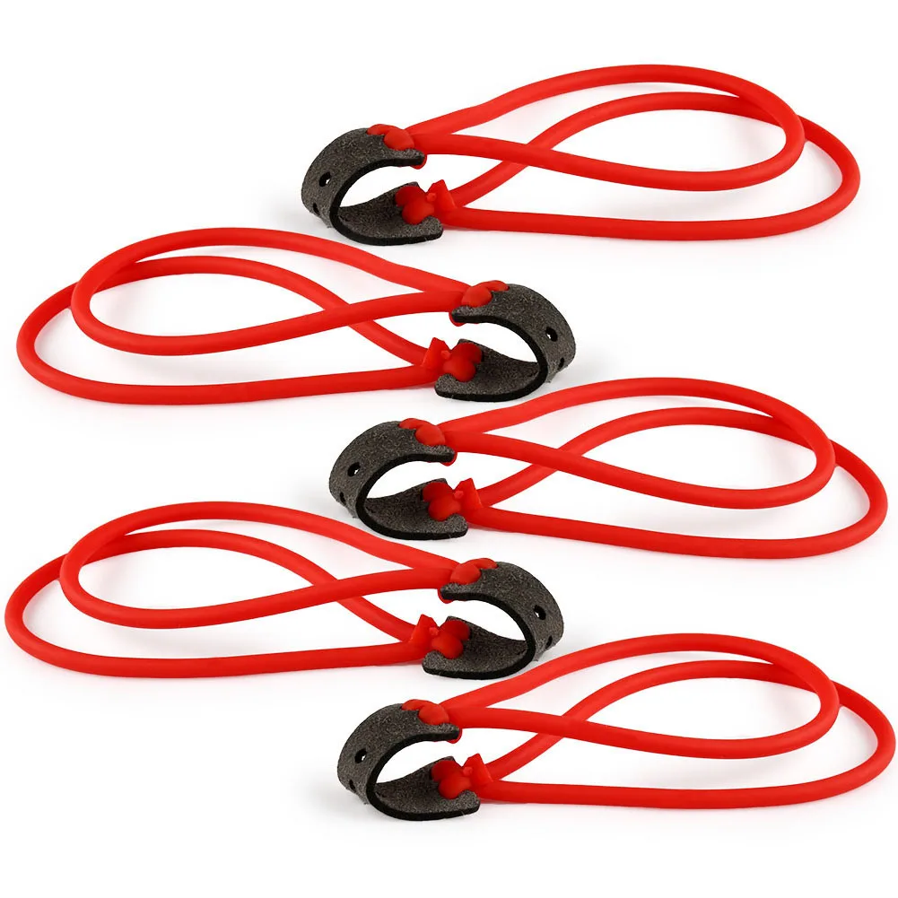 5pcs Powerful Strong Slingshot Elastic Rubber Latex Bands F Catapult