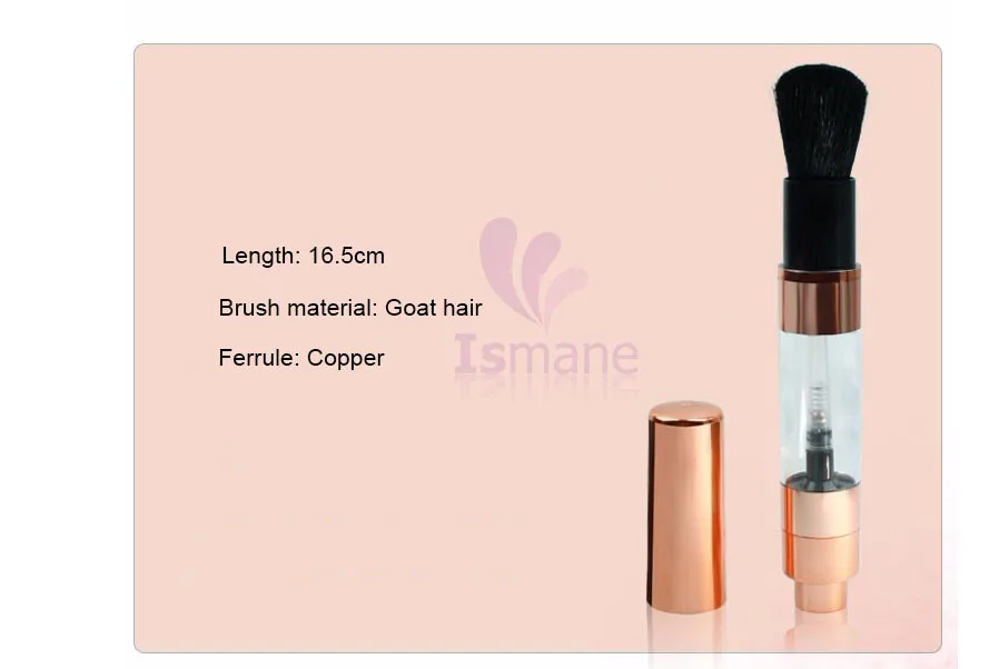 Ismine黄金黒詰め替えスプレーポンプ調剤ルースパウダーコンテナでブラシファンデーションメイクブラシ Foundation With Brush Black Powder Brushpowder Dispenser Brush Aliexpress