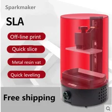 

Newest SparkMaker-1 3d printer supplies Mini Desktop sla/ lcd /dlp 3d Uv Resin 3D printer Drucker