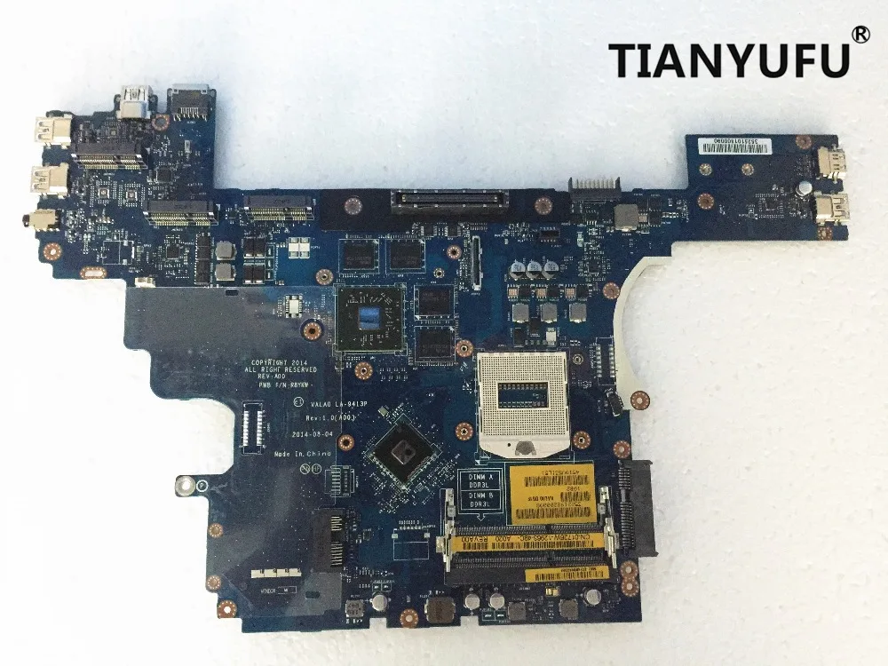 Для Dell E6540 материнская плата для ноутбука LA 9413P CN 0R8YKW R8YKW с HD8790M видеокартой 2 Гб