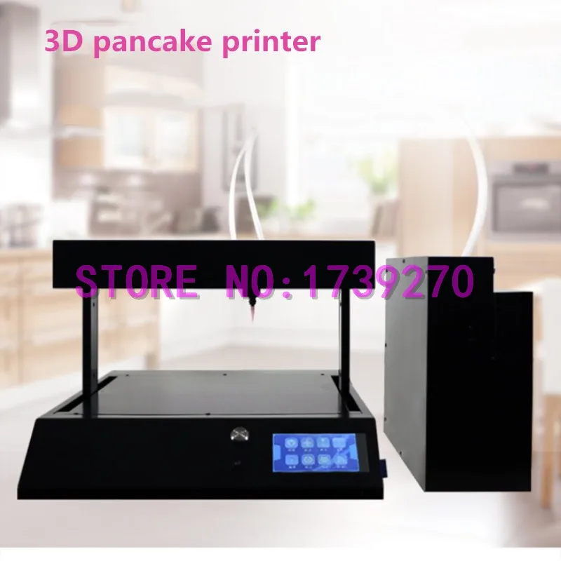 3D пищевой принтер, красочный художественный Блинный принтер, сахарная покраска, пищевая печатная машина