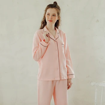 

CEARPION Chinese Traditional Embroidery Women Pajamas Suit Elegant Female 2pcs Shirt+pant Sleepwear Casual Home Clothes