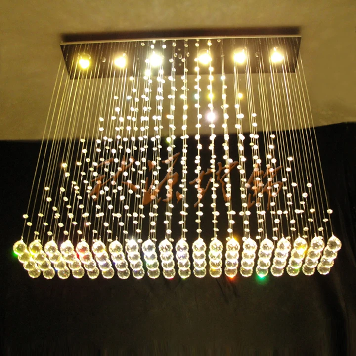

Crystal combination Personality Pendant Lights Lighting lamps lamp brief crystal partition curtain lights pendant lamps ZZP