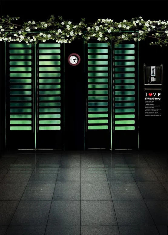 

Custom vinyl print cloth white flowers black room photography backdrops for party photo studio portrait backgrounds props S-930