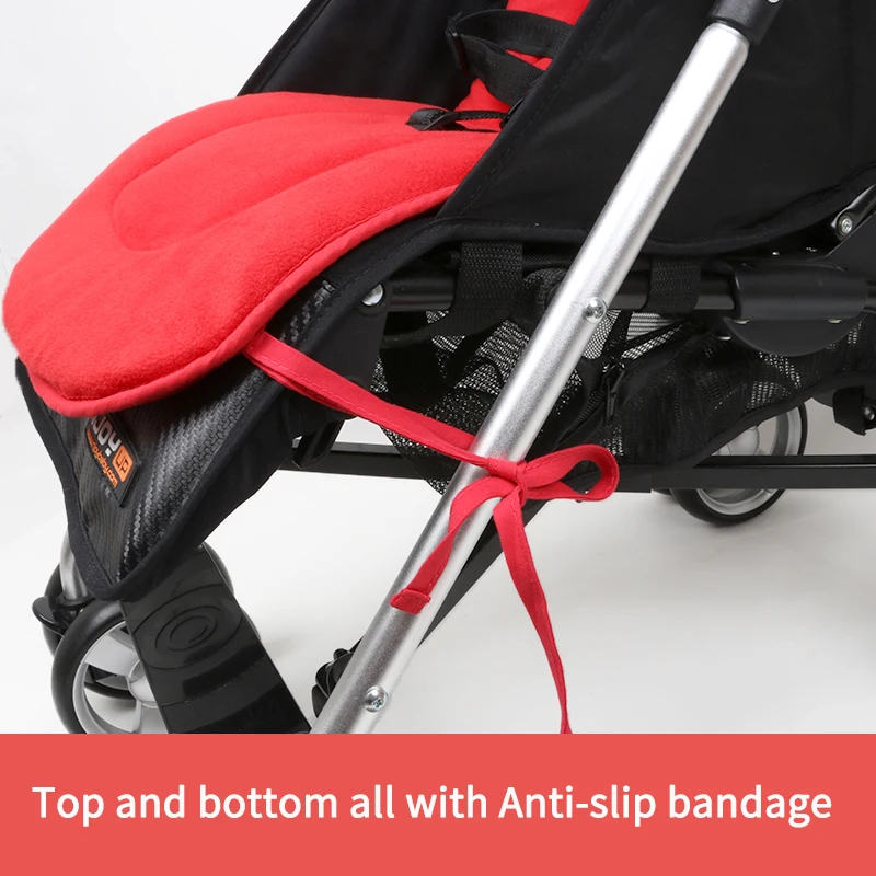 Skup Poduszeczka do siedzenia do wózka dziecięcego materac wodoodporny miękka nakładka na wózek uniwersalny ciepły koszyk na siedzenie samochodowe na cztery pory roku akcesoria do wózka dziecinnego