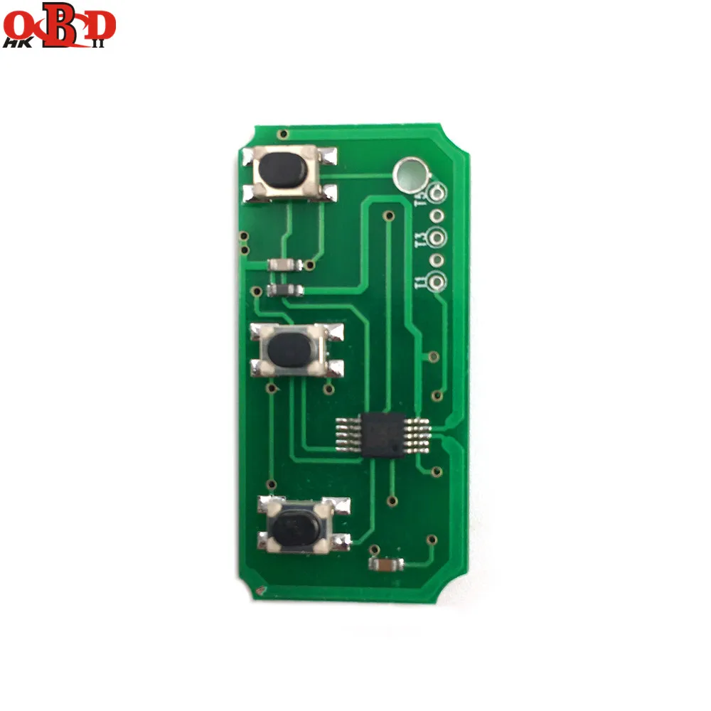 

HKOBDII New Replacement Keyless Entry Folding Flip Remote Car Key 3 Button Mainboard For Ford Focus Mondeo Fiesta 433MHZ