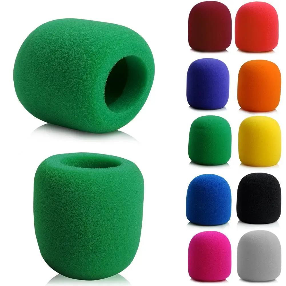 

YCDC 5PCS Free Shipping Large Black Windshield Cover Microphone Sponge Foam For Audio Technica Studio Recording Mic