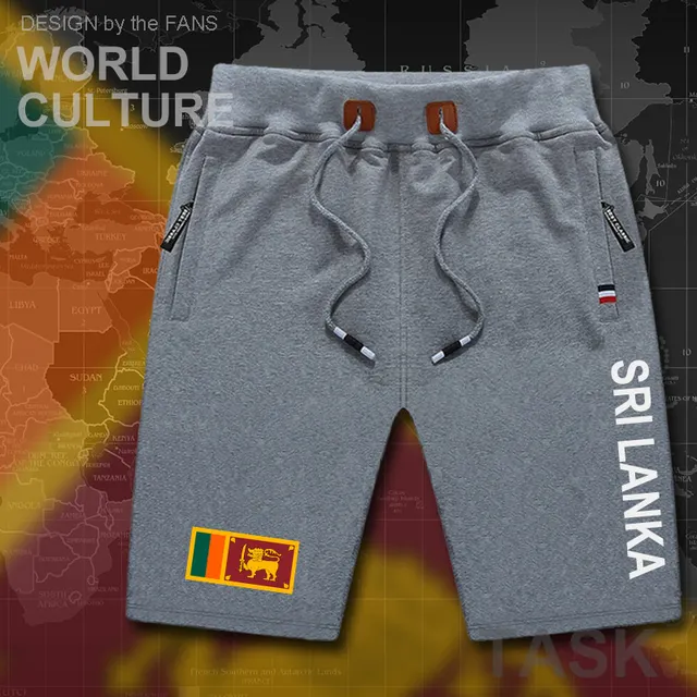 Sri Lanka Lankan mens shorts beach man men's board shorts flag workout
