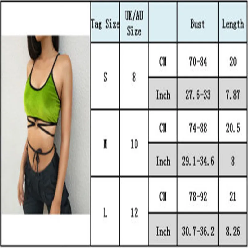 Для женщин авокадо зеленый бархат без рукавов Лето короткий Модный Топ Спагетти ремни для бандажа блузки с открытой спиной Пряжка Тонкий Топ Короткие топы