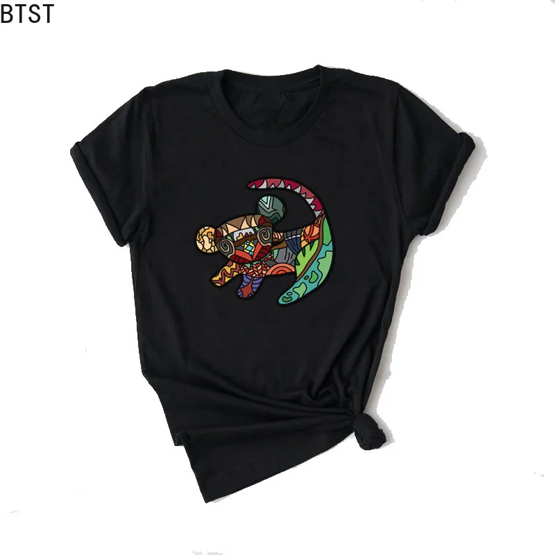 

Hakuna Matata t Shirt Women 90s Harajuku Ullzang the lion king T-shirt Femme Summer tops vogue style graphic Tees Female kpop