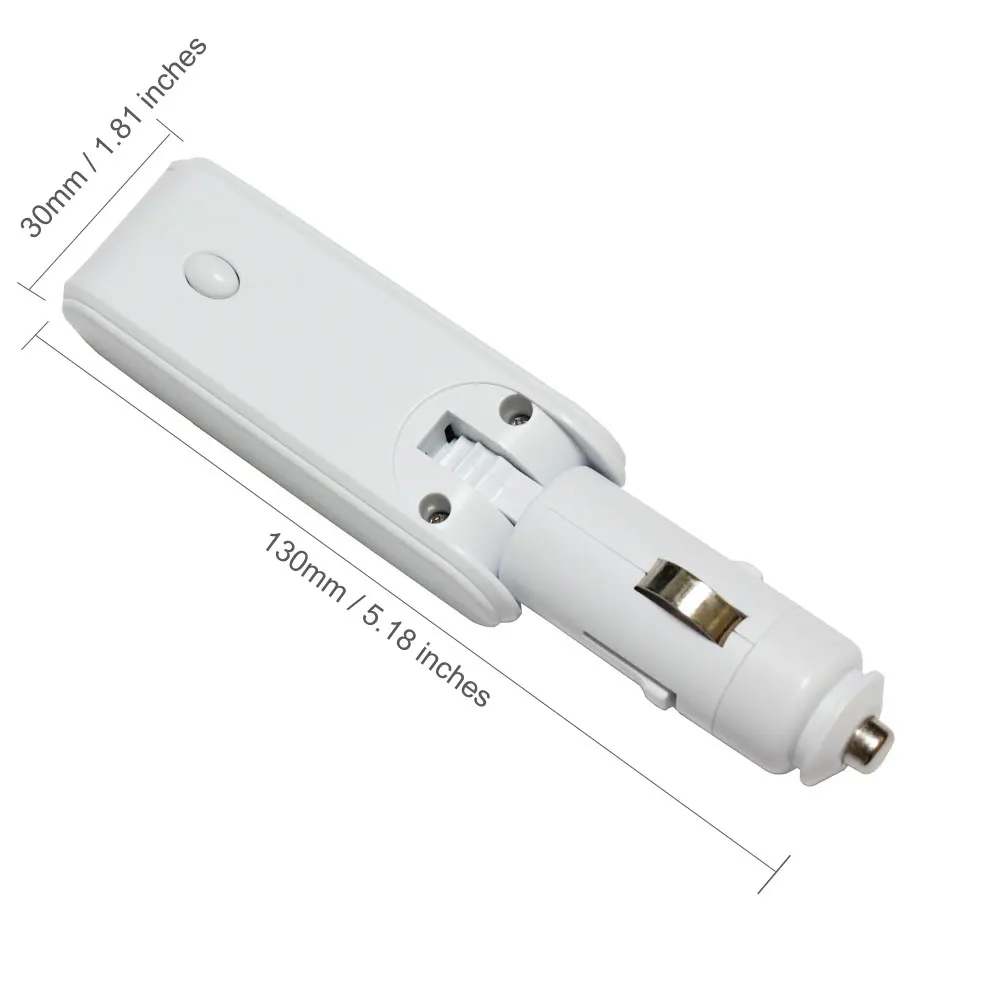 car air purifeir 12v anion generator ionizer density 1.2 million-white color (2)