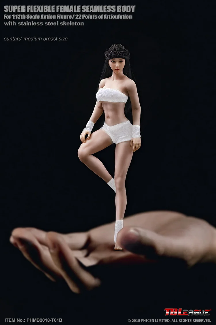 

TBLeague Phicen PHMB2018-T01 1/12th Scale Super-Flexible Female Seamless Body