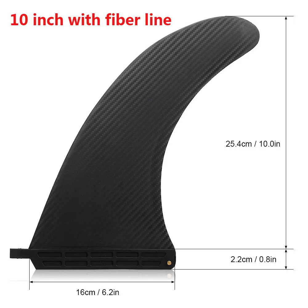 10 inch 1 6,5-10 дюймов серфинга Sup одиночный плавник центральное ребро нейлоновая доска для серфинга Лонгборд для серфинга плавник для водных видов спорта Дайвинг лодка плавники - Цвет: 10 inch 1