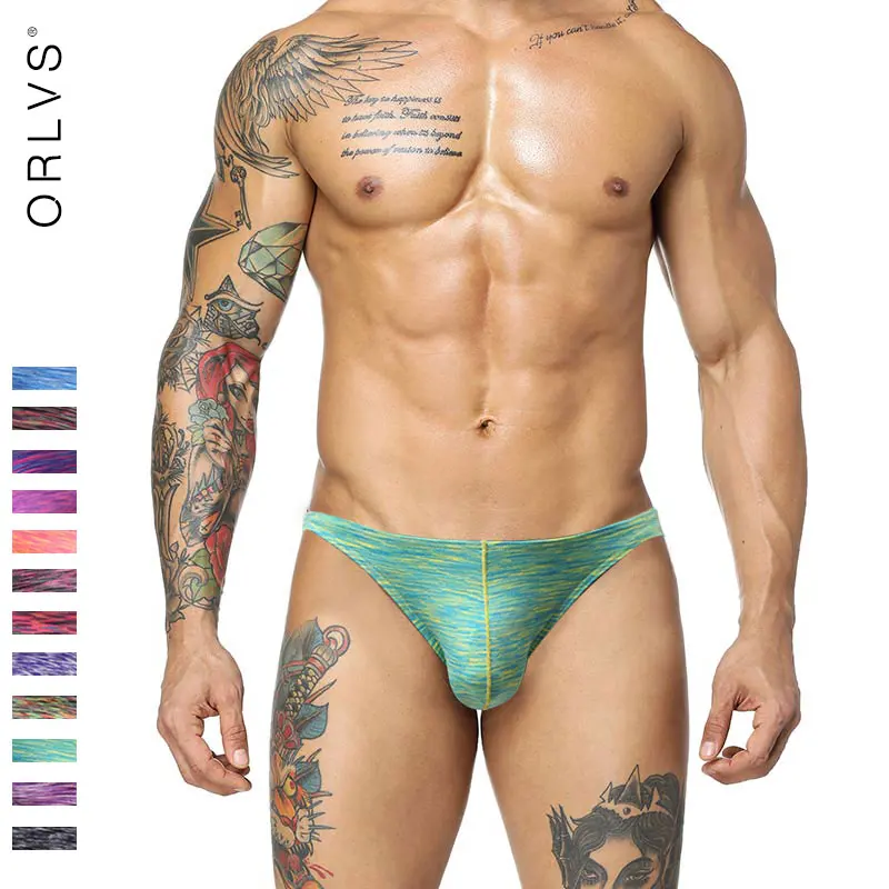 

ORLVS 2018 Gay Men Underwear Jockstrap Camouflage Underwear Men Thongs Briefs Cotton Men Underpants Cueca Panties 12 Colors MC