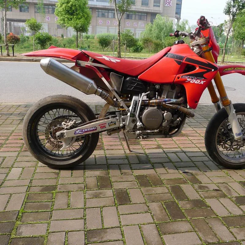 Модифицированный мотоцикл выхлопной мотокросса escape z750 fz6 crf 230 cb400 er6n tmax500 ktm