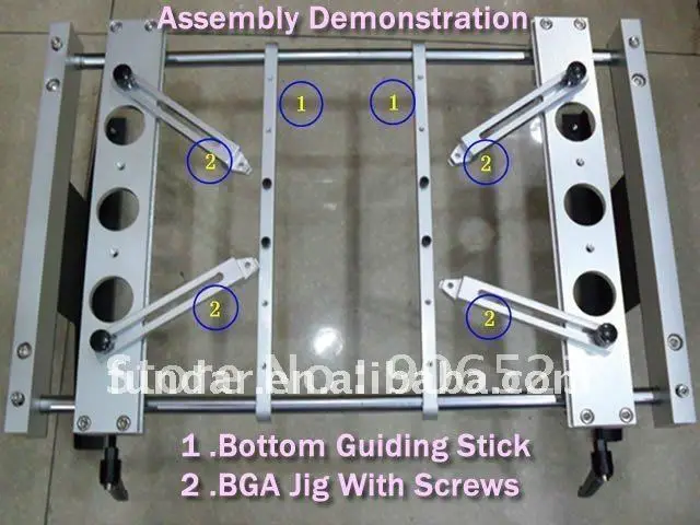 BGA крепеж с винтами(x 4 шт.) и нижняя поддержка зажим(x2шт) Для ACHI IR 6000 паяльная станция