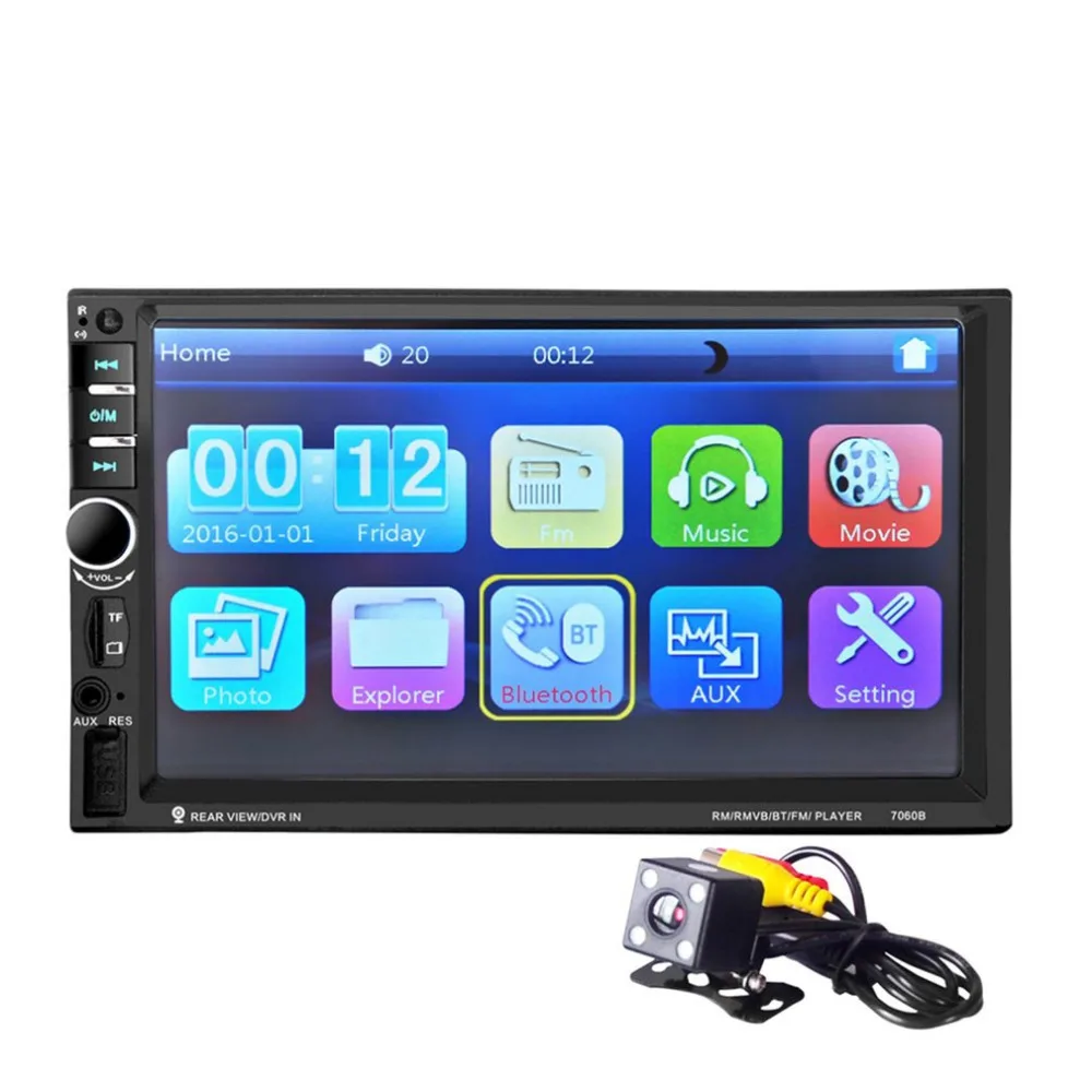 2 DIN 7060B 7 inch font b Car b font MP5 Video Player In Touch Screen