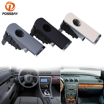 

POSSBAY Black/Gray/Beige Glove Box Lock Lid Handle With Lock Hole Fit for Audi A4/S4/Avant/quattro 2001-2008 Lock Lid Handle