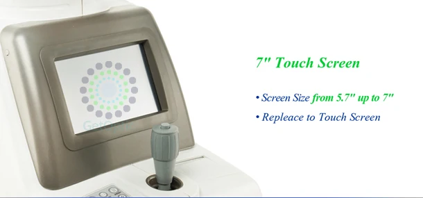 7" touch screen