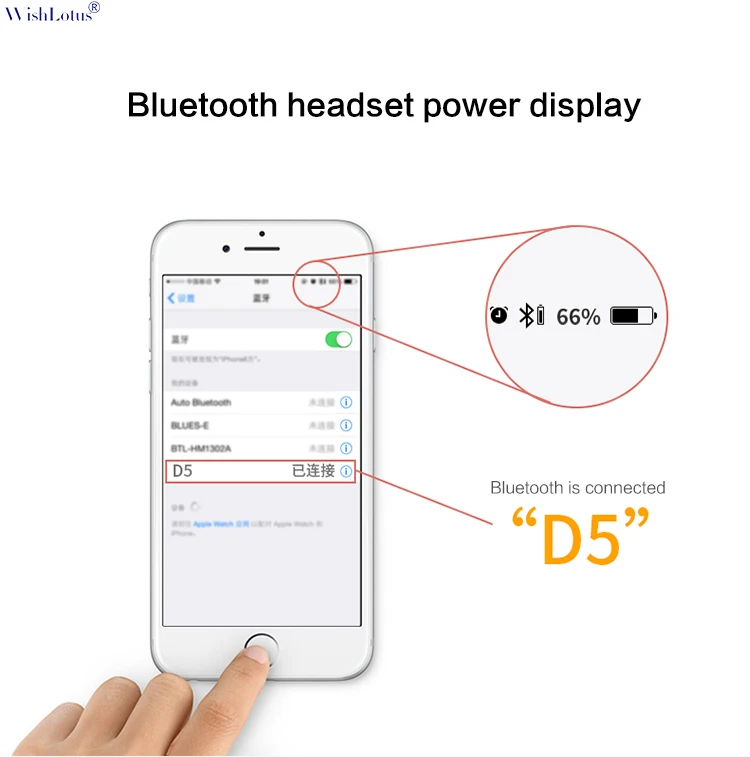 Earphone D5 Bluetooth Headphone (20)