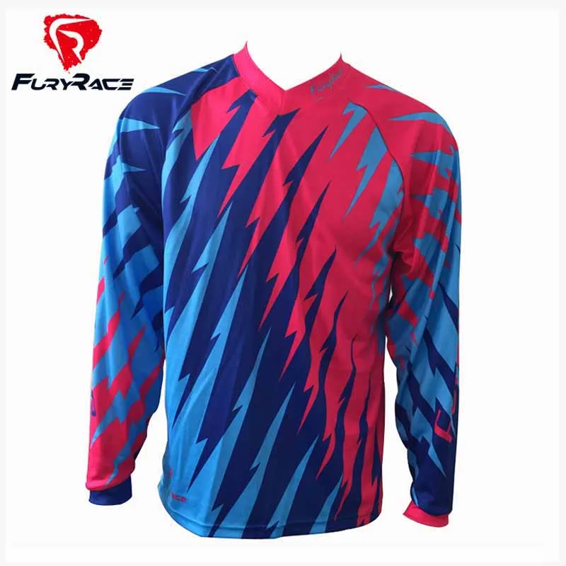 

FURY RACE 2017 Racing Riding Cycling Clothing Men's DH Downhill Jerseys Mountain Bike MTB BMX Bicycle Clothes Motorcycle Shirts