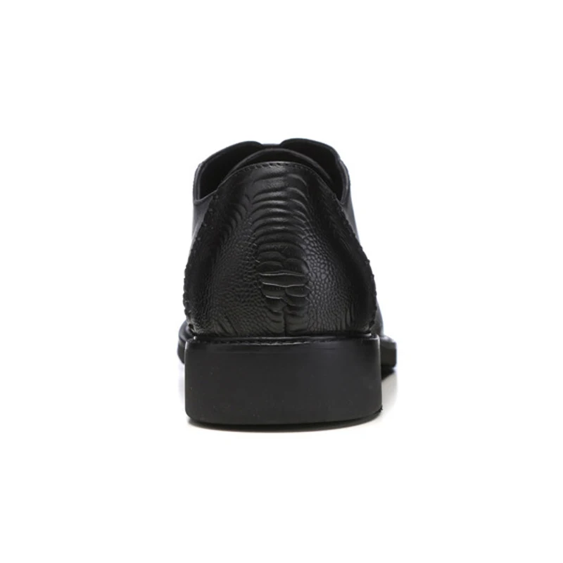 À Jacaré Festa Feitos Preto Mão Do Redondo Vestido Calçados Ss16 Homens Couro Oxfords Dedo Homem De Moda Pé Genuíno Banquete Casamento Dos Formal Sapatos qwWX7ngvI
