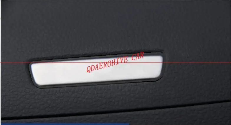 

QDAEROHIVE Stainless steel Instrument Panel Storage Box Decoration for VW volkswagen sharan 2012 2013 2014 2015