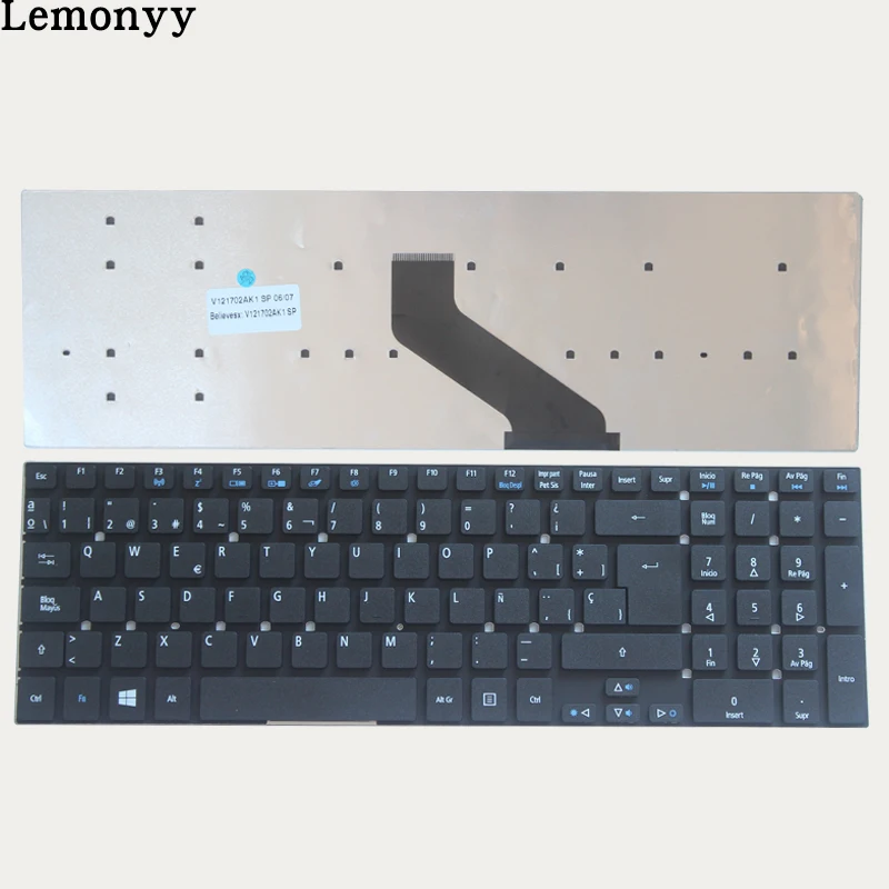 

NEW spanish laptop Keyboard for Acer Aspire ES1-512-C4DW extensa 2519 EX2519 N15W4 2519-C6K2 C4EB SP keyboard black