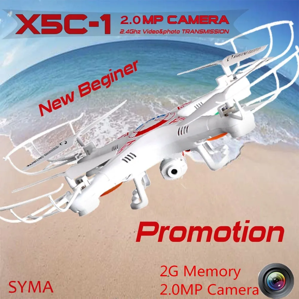  SYMA X5C-1 (Upgrade version Syma x5c)2.4G Professional aerial Drone With Camera 2.0MP Camera HD RC Quadcopter Dron Christmas Toy 