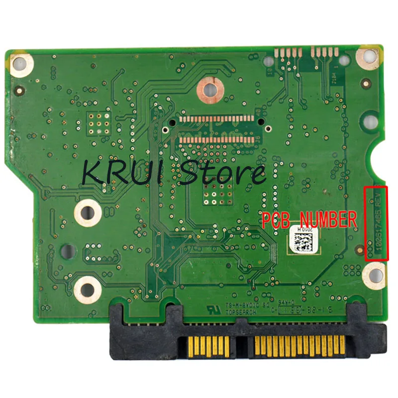 ST2000DL003 ST2000DM001 HDD PCB/материнская плата/плата номер: 100617465 REV B