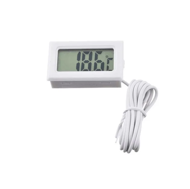 1 шт.-50-100 градусов жидкокристаллический цифровой термометр для холодильника - Цвет: Белый
