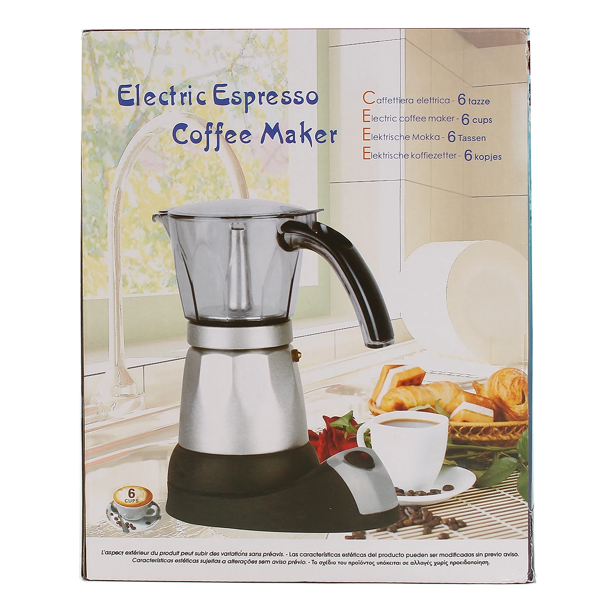  Kitchen Mini Coffee Maker Electric Automatic Coffee Machine Cafetiere 6 Cups Espresso Percolator Mo - 32801072084